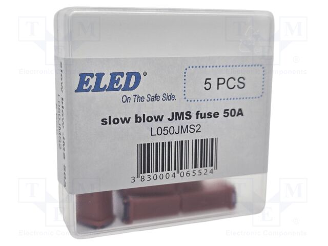 Fuse: fuse; 50A; automotive; 10.7mm; 10.7x7.7x17.5mm