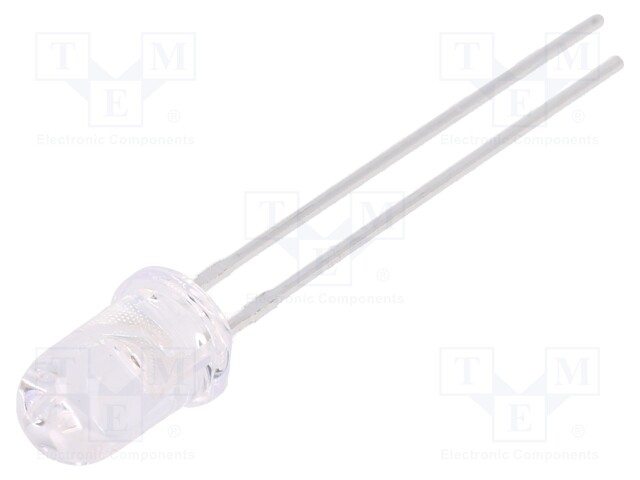 IR transmitter; 5mm; 850nm; transparent; 12÷30mW; 20°; THT; 20mA