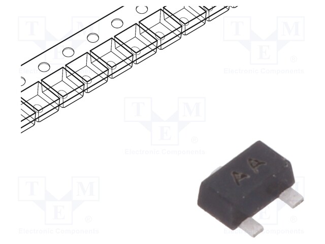 Transistor: N-MOSFET; unipolar; 60V; 0.073A; 0.2W; SOT523F