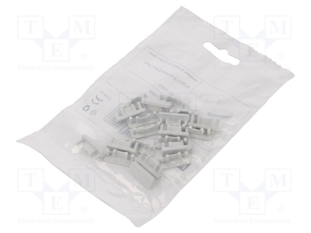 Cap for LED profiles; grey; ABS; GEN2; Pcs: 20; SURFACE10