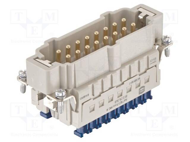 HEAVY DUTY INSERT, PLUG, 16POS, 26-14AWG