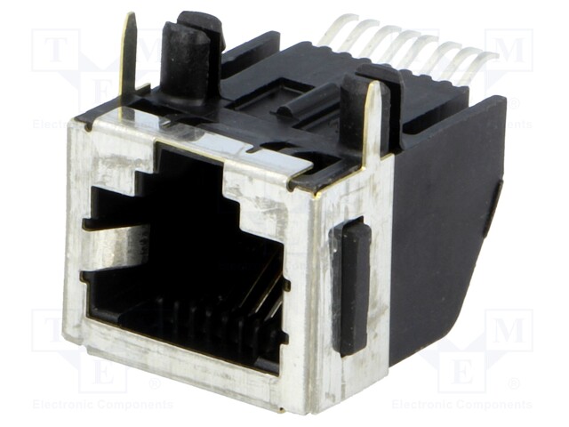 Socket; RJ45; PIN: 8; Layout: 8p8c; SMT; on PCBs