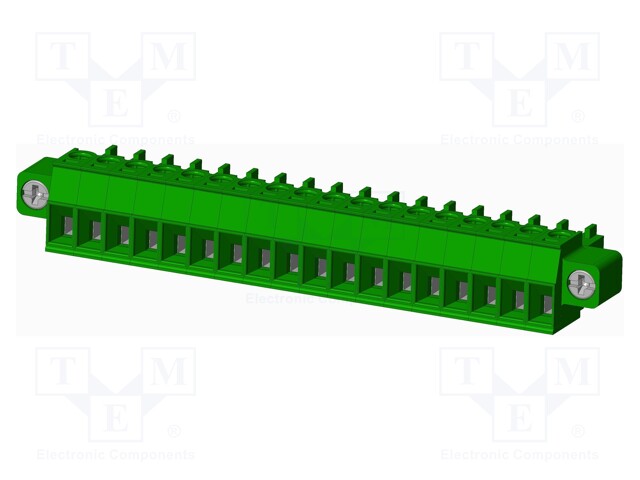 Connector: pluggable terminal block; plug; female; straight; 10A
