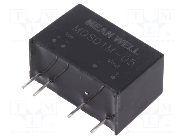 Converter: DC/DC; 1W; Uin: 10.8÷13.2V; 5VDC; Iout: 200mA; SIP7; 4.2g