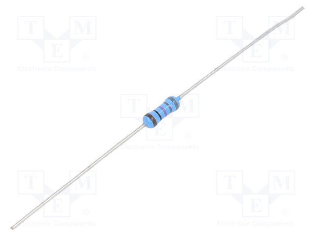 Resistor: thin film; THT; 887Ω; 600mW; ±5%; Ø2.5x6.5mm; 50ppm/°C