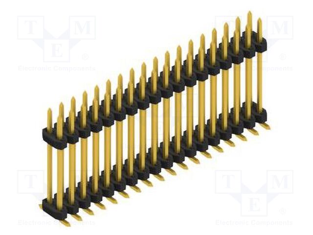 Connector: pin strips; pin header; male; PIN: 36; 2mm; SMT; 2x18