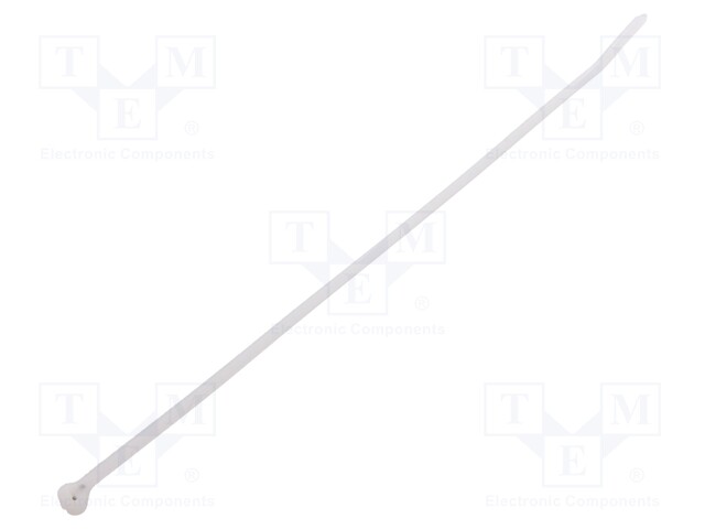 Cable tie; L: 284mm; W: 3.6mm; polyamide; 130N; natural; Ømax: 76mm