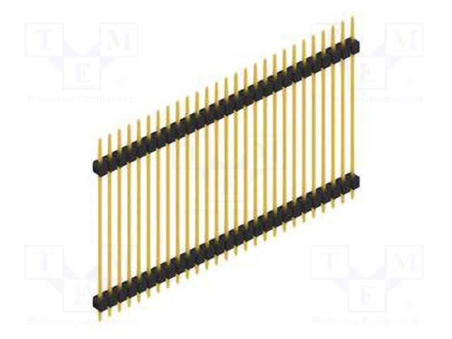 Connector: pin strips; pin header; male; PIN: 27; 2.54mm; THT; 1x27