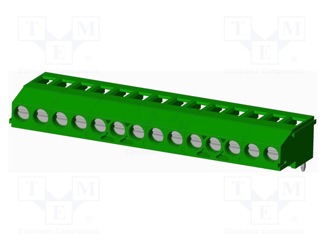 Connector: PCB terminal block; terminal; Plating: tinned; on PCBs