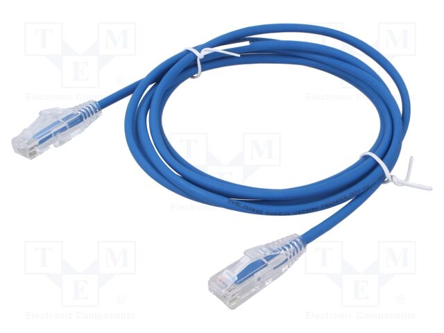 Connecting cable; PFM972; Len: 3m; RJ45; -20÷70°C; Cat: 6; Ømax: 6mm