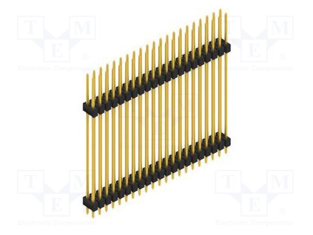 Connector: pin strips; pin header; male; PIN: 42; 2.54mm; THT; 2x21