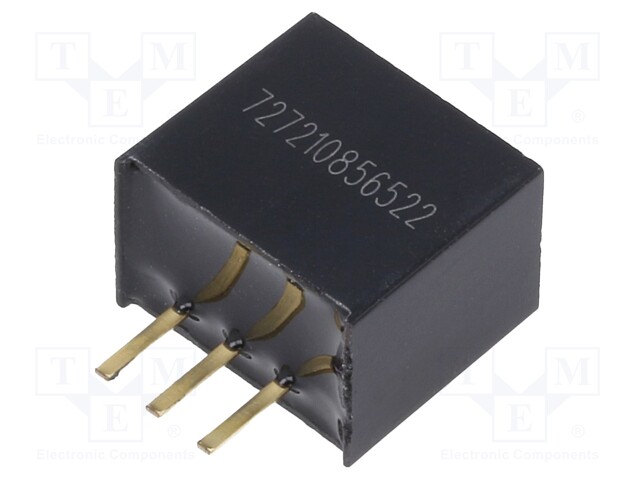 DC/DC Converter, 1 Output, 5 W, 5 V, 1 A, VR10 Series