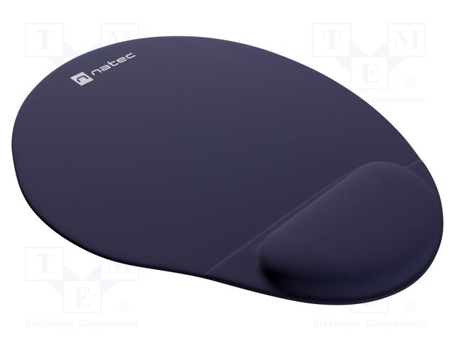 Mouse pad; dark blue; Features: gel; 245x225x22mm