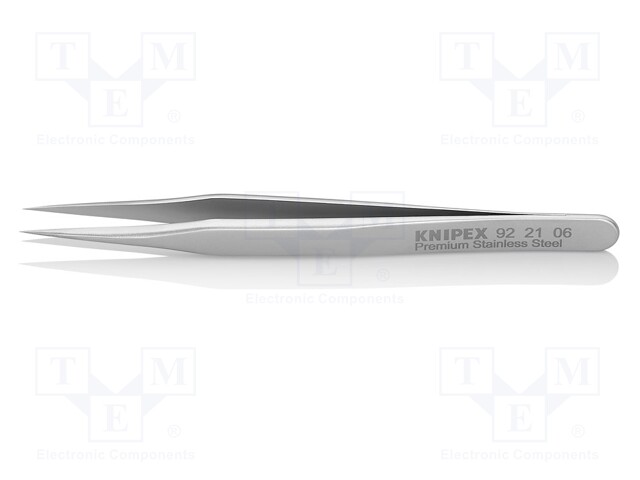 Tweezers; 80mm; for precision works; Blades: straight