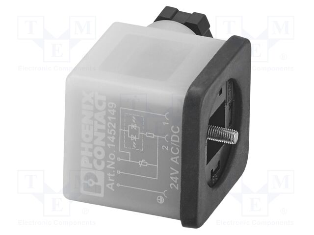 Connector: valve connector; plug; form A; female; PIN: 3; IP65; M16