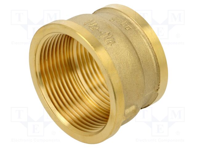 Reductive,female-female; max.6bar@<90°C,max.16bar@10°C÷30°C