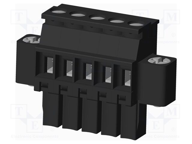 Connector: pluggable terminal block; plug; female; angled 90°