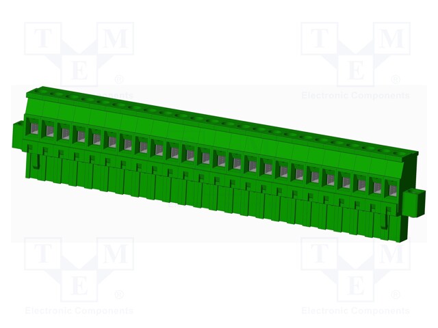 Connector: pluggable terminal block; plug; female; angled 90°