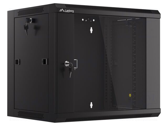 Enclosure: rack cabinet; Standard: 19"; 9U; black; Z: 450mm; X: 570mm