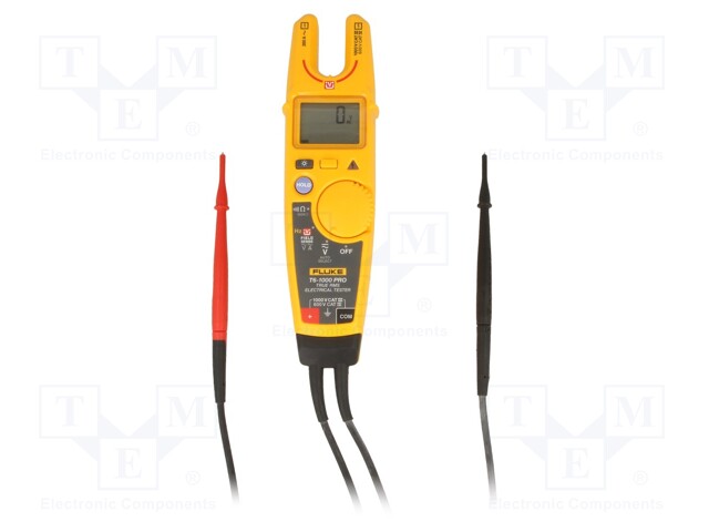 Tester: electrical; LCD,with a backlit; VAC: 1÷1000V; VDC: 1÷1000V