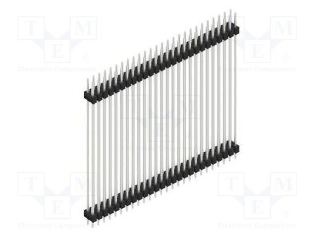 Connector: pin strips; pin header; male; PIN: 52; 2.54mm; THT; 2x26
