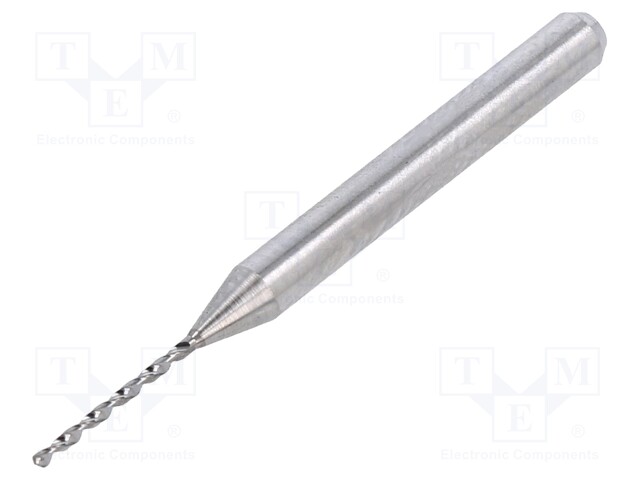 Drill bit; PCB; Ø: 0.8mm; L: 38.2mm; 1/8" (3,175mm)