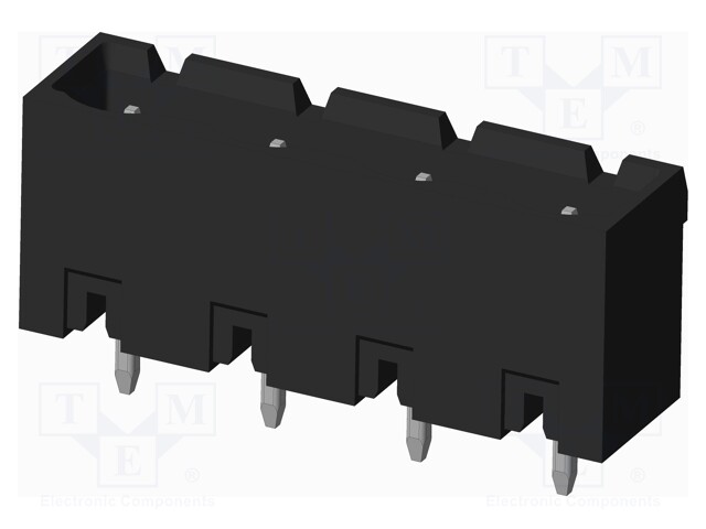 Connector: pluggable terminal block; socket; male; on PCBs