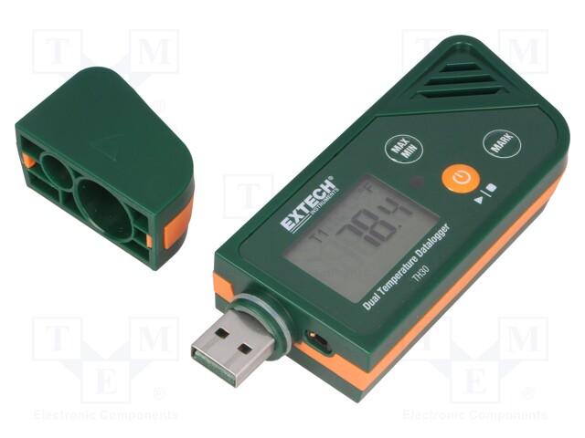 Logger: temperature; LCD 5 digits; -30÷70°C; Interface: USB