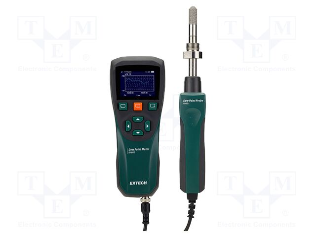Data logger; dew point,temperature,humidity; ±0.3°C; ±2%; 598g