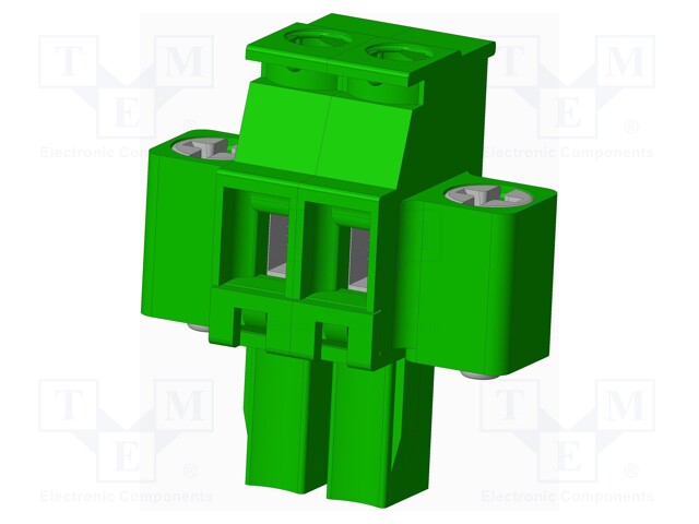 Connector: pluggable terminal block; plug; female; angled 90°