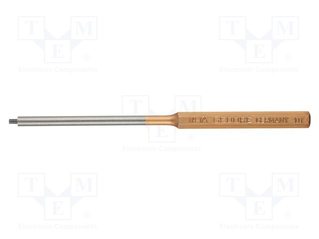 Tool: centre punch; Punch len: 175mm; Ø: 6mm; Chrom-vanadium steel