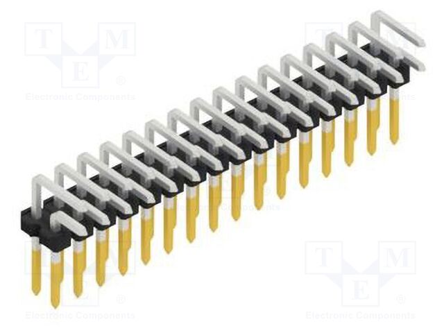 Connector: pin strips; pin header; male; PIN: 32; 2.54mm; THT; 2x16