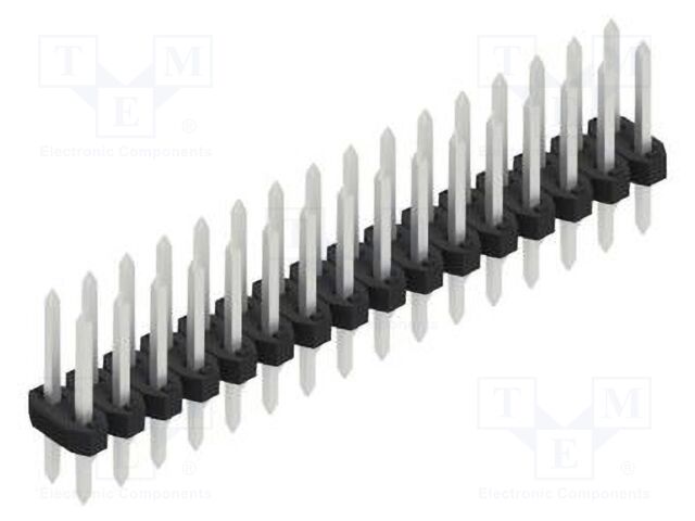 Connector: pin strips; pin header; male; PIN: 32; 2mm; THT; 2x16