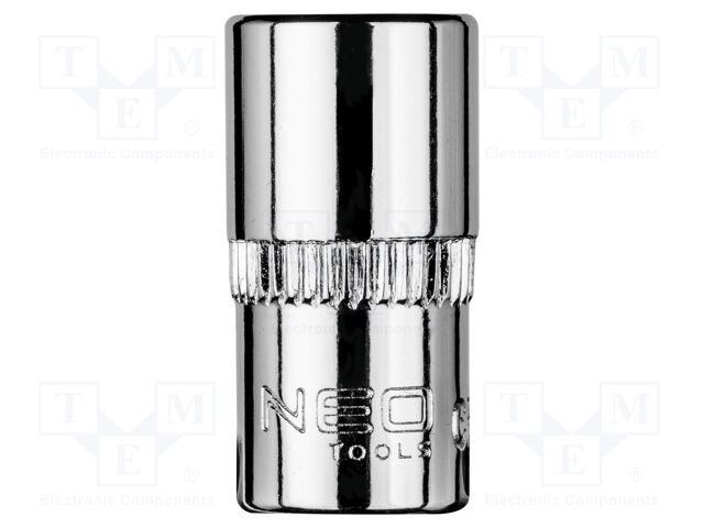 Socket; 6-angles,socket spanner; HEX 9mm; 1/4"