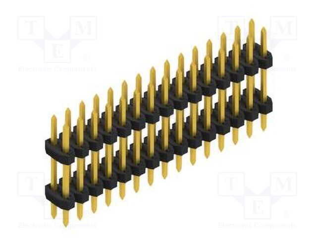 Connector: pin strips; pin header; male; PIN: 30; 2mm; THT; 2x15