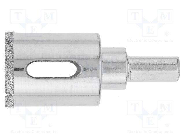 Hole saw; 18mm; Drill Bit: diamond; Holder: hexagonal