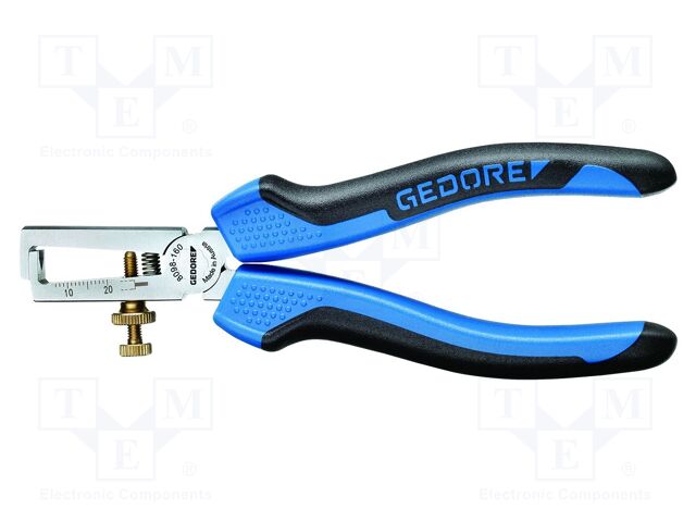 Stripping tool; 160mm; Wire: round; 0.8÷6mm2