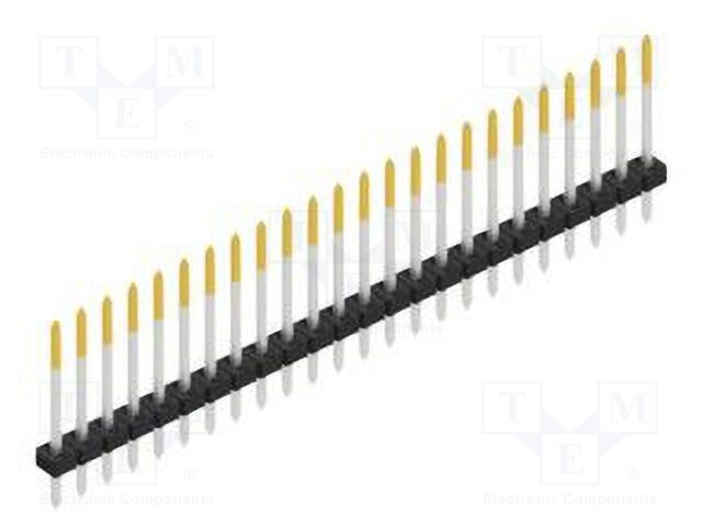 Connector: pin strips; pin header; male; PIN: 24; 2mm; THT; 1x24
