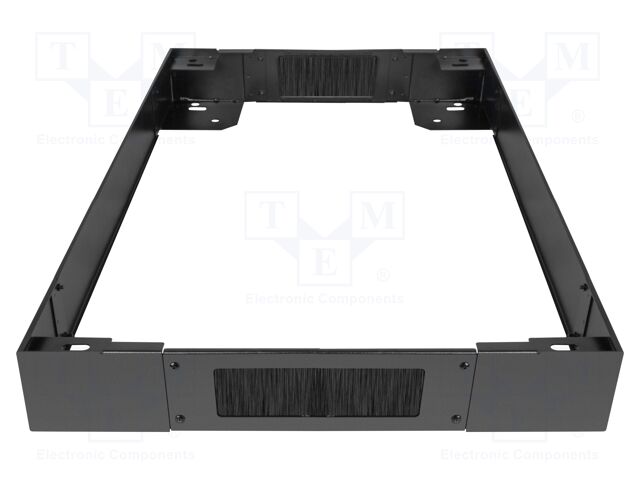 Cabinet socle; Dimensions: 800x100x600mm; steel; black