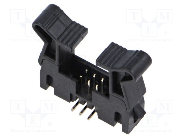 Socket; IDC; male; PIN: 6; straight; with ejector; SMT; 2mm