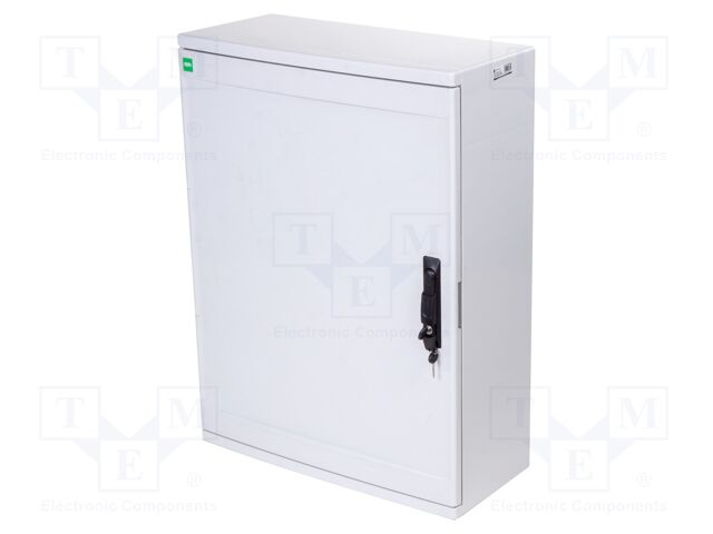 Enclosure: wall mounting; X: 500mm; Y: 700mm; Z: 265mm; ABS; grey