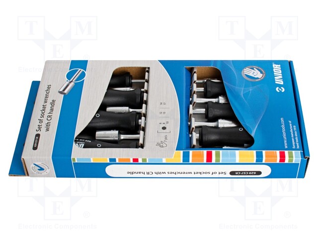 Kit: screwdrivers; hex socket; 7pcs.