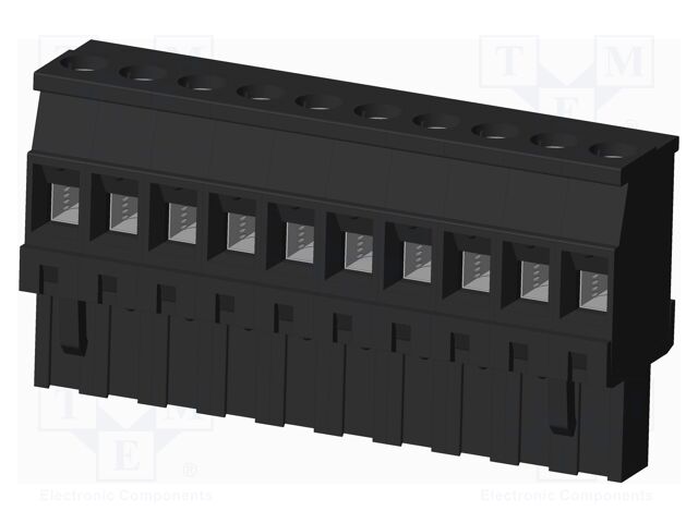 Connector: pluggable terminal block; plug; female; angled 90°