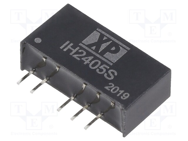 Converter: DC/DC; 2W; Uin: 24V; Uout: 5VDC; Uout2: -5VDC; Iout: 200mA