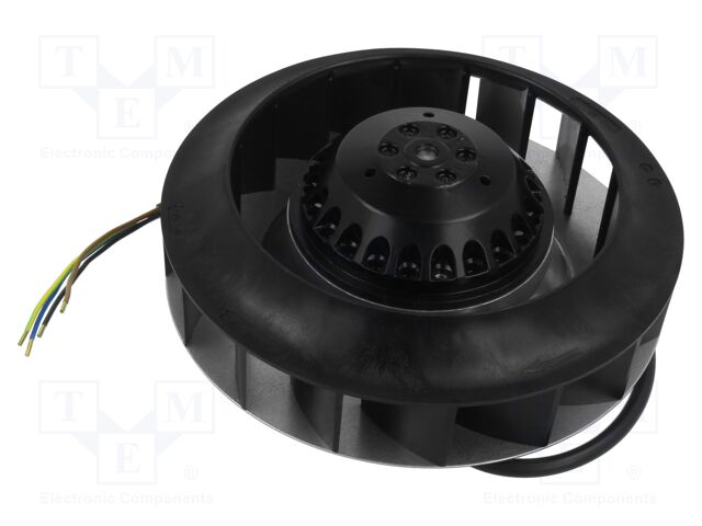 Fan Blower, Centrifugal, Motorized Impeller, 230 V, AC, 180 mm, 63 mm, 450 m³/h