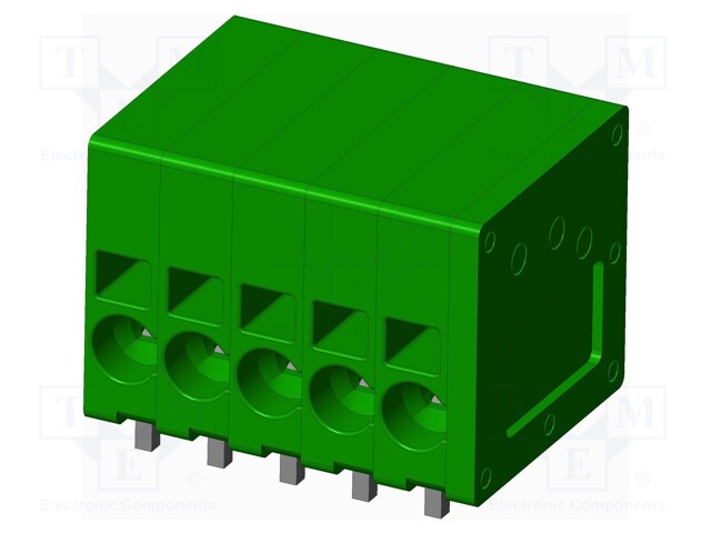 Connector: PCB terminal block; terminal; Plating: tinned; on PCBs