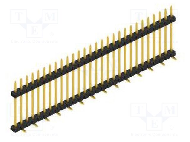 Connector: pin strips; pin header; male; PIN: 28; 2mm; SMT; 1x28