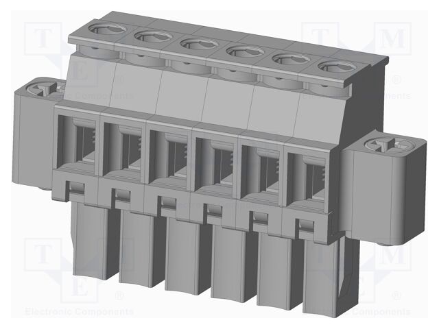 Connector: pluggable terminal block; plug; female; angled 90°