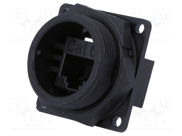 Coupler; RJ45; DC; PIN: 8; Cat: 6; Layout: 8p8c; both sides socket