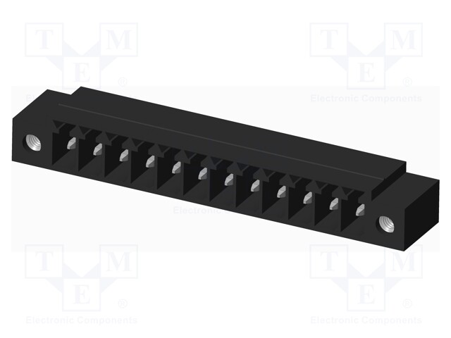 Connector: pluggable terminal block; socket; male; on PCBs